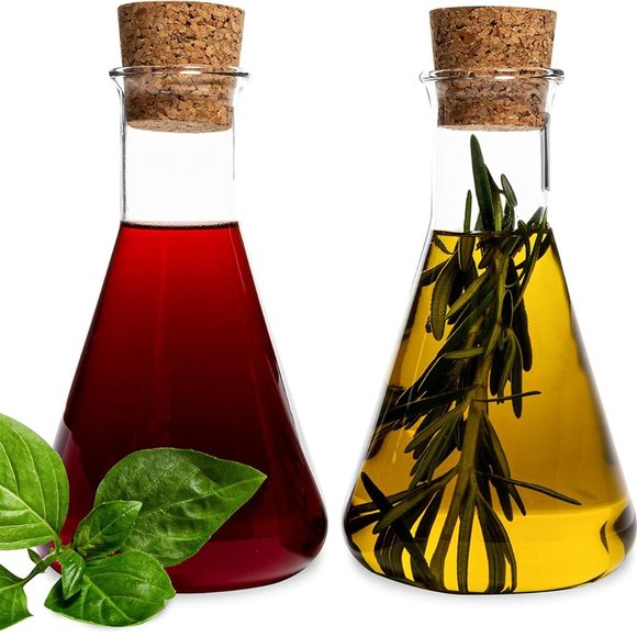 Olive Oil And Vinegar Cruet Set of 2-8 Oz - Picture 7 of 7